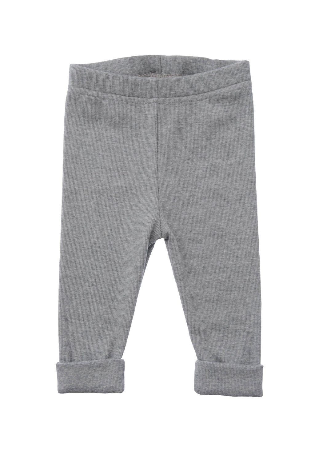Leggings in cotone a costine