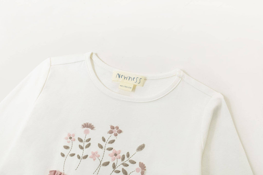 T-shirt in maglia, collo rotondo, M/L, stampa, 3-9Y, JGI66759