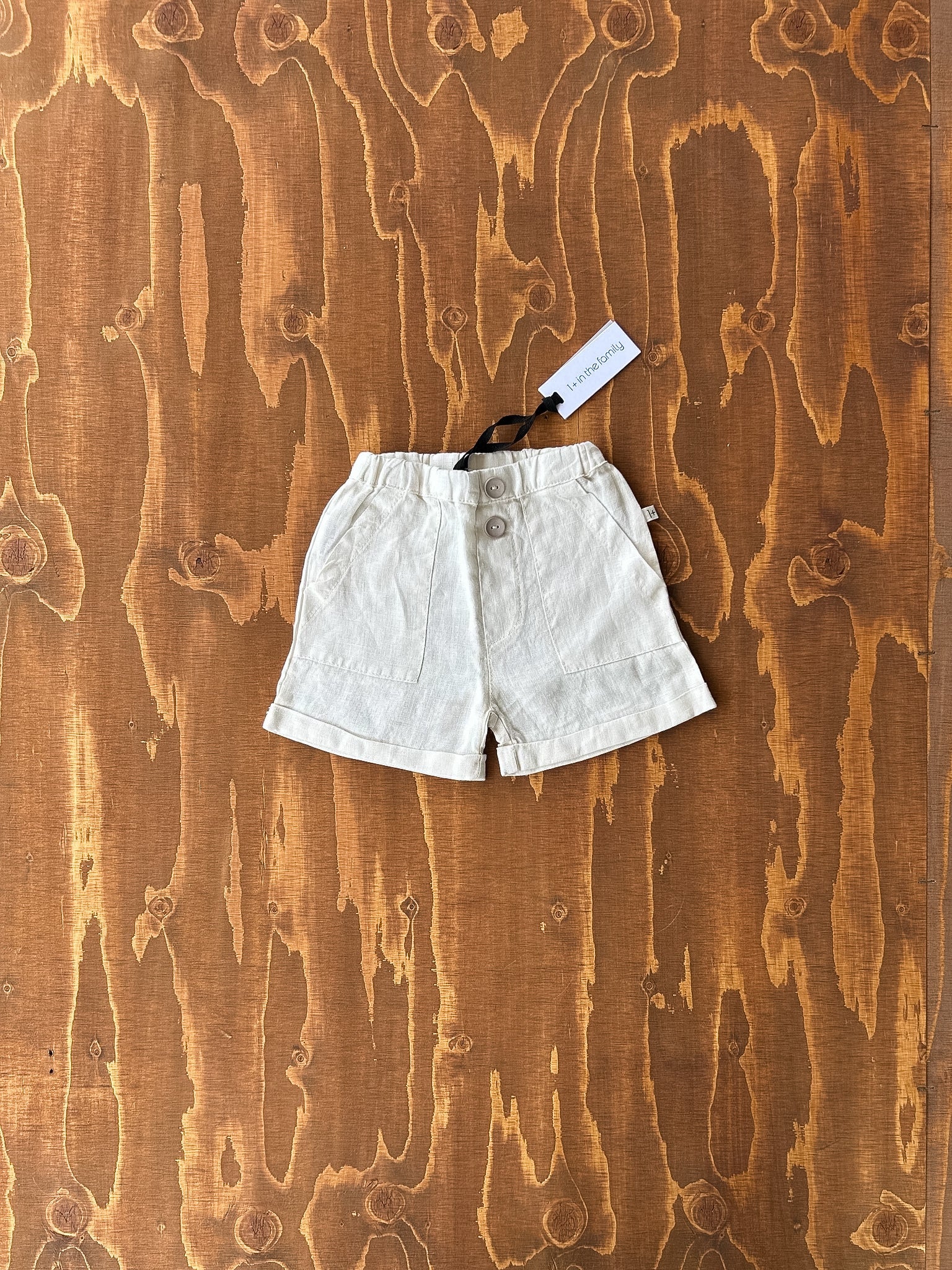 Pantaloncino in lino bambina