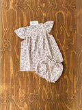 Vestitino con culotte coordinata floreale