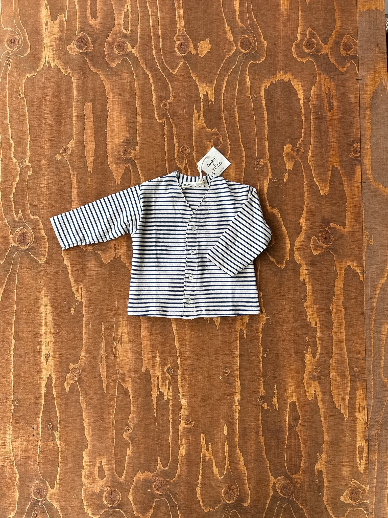 Cardigan leggero a righe