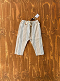 Pantaloni in cotone a righe