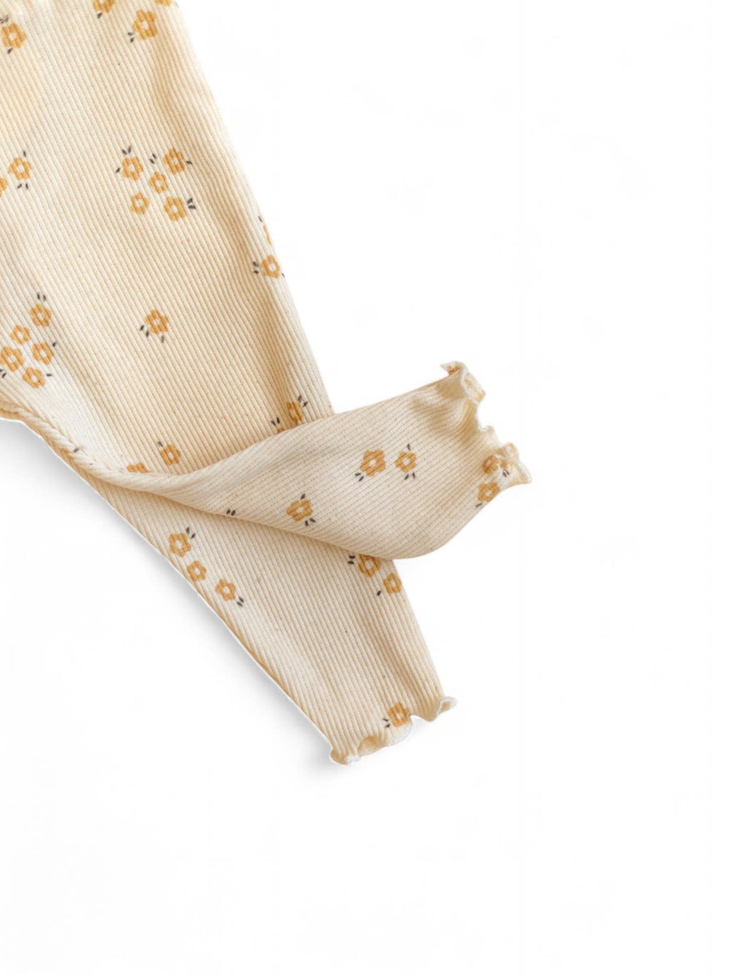 Leggings in cotone a costine